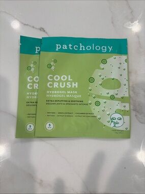 Patchology Cool Crush Hydrogel Mask - 2, NWT